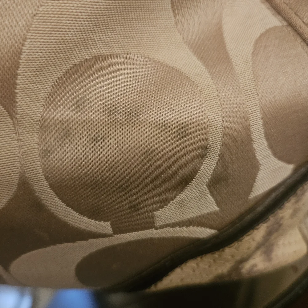 COACH Vintage Collette Carryall Canvas Satchel Handbag - Picture 3 of 11